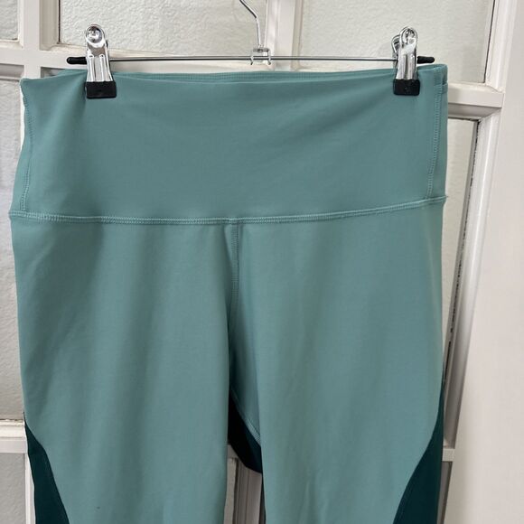 Old Navy Active Leggings Womens Large Green Powersoft High Rise Go-Dry Pull On - Picture 2 of 12